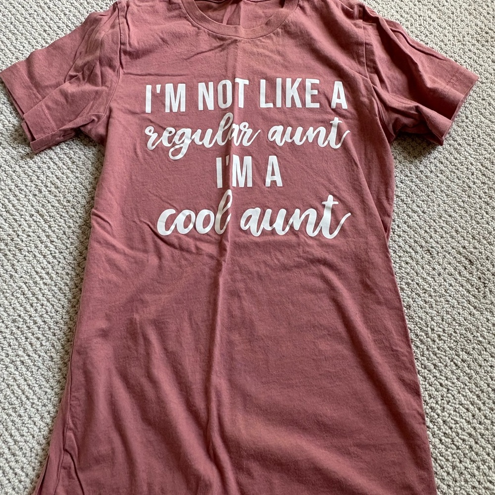 Bella Canvas Mauve Cool Aunt Tee